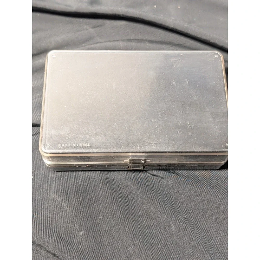VTG Nintendo DS Lite Game Storage Case Holder Black Hard Plastic